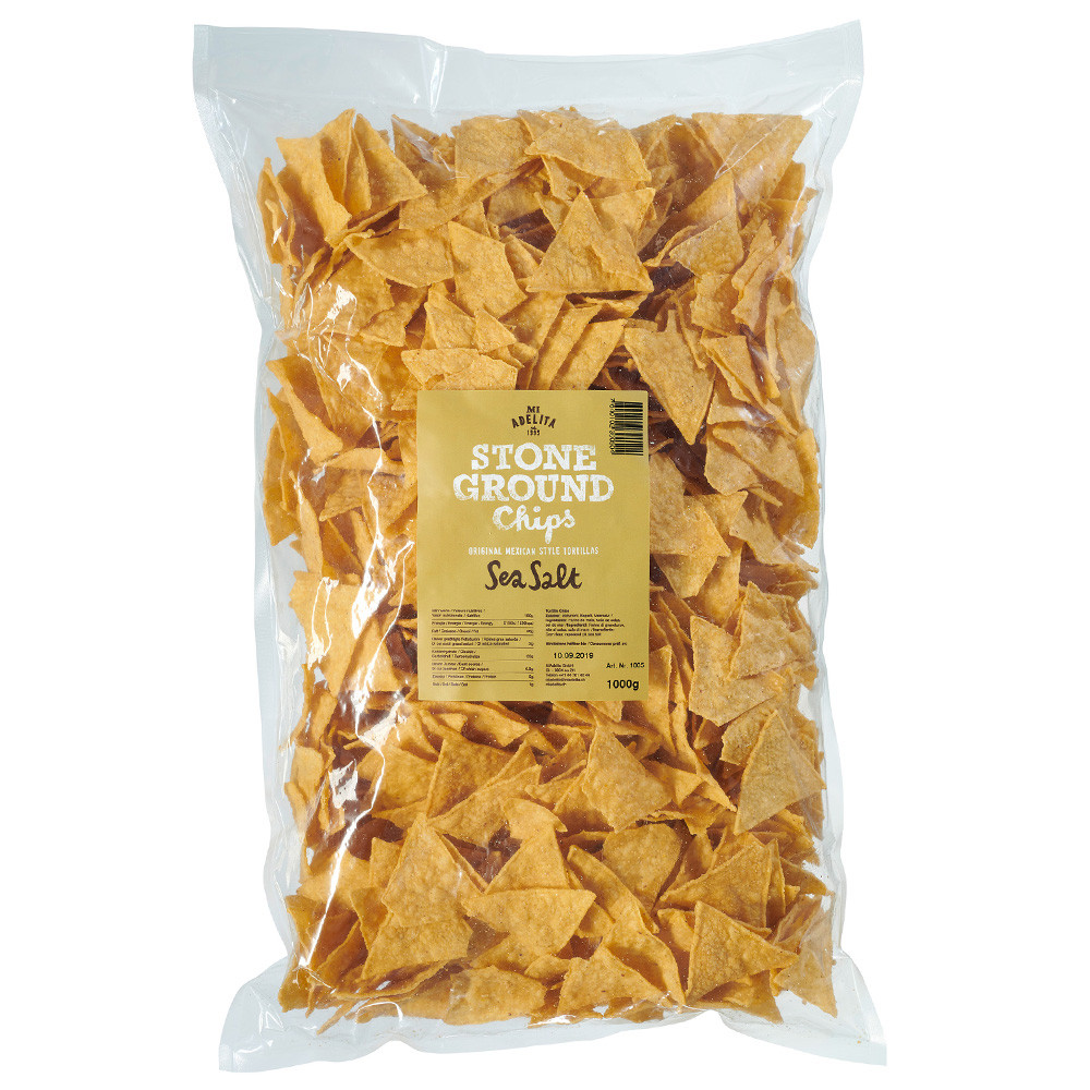 Stone Ground Organic Tortilla Chips Sea Salt 1kg Buy online at